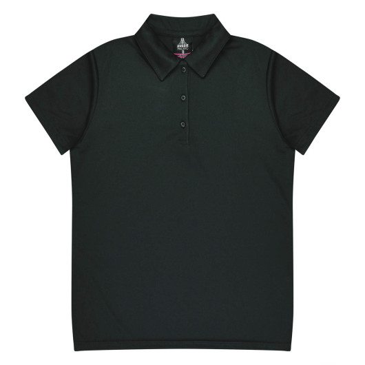 Hawksburn Womens Polos Black